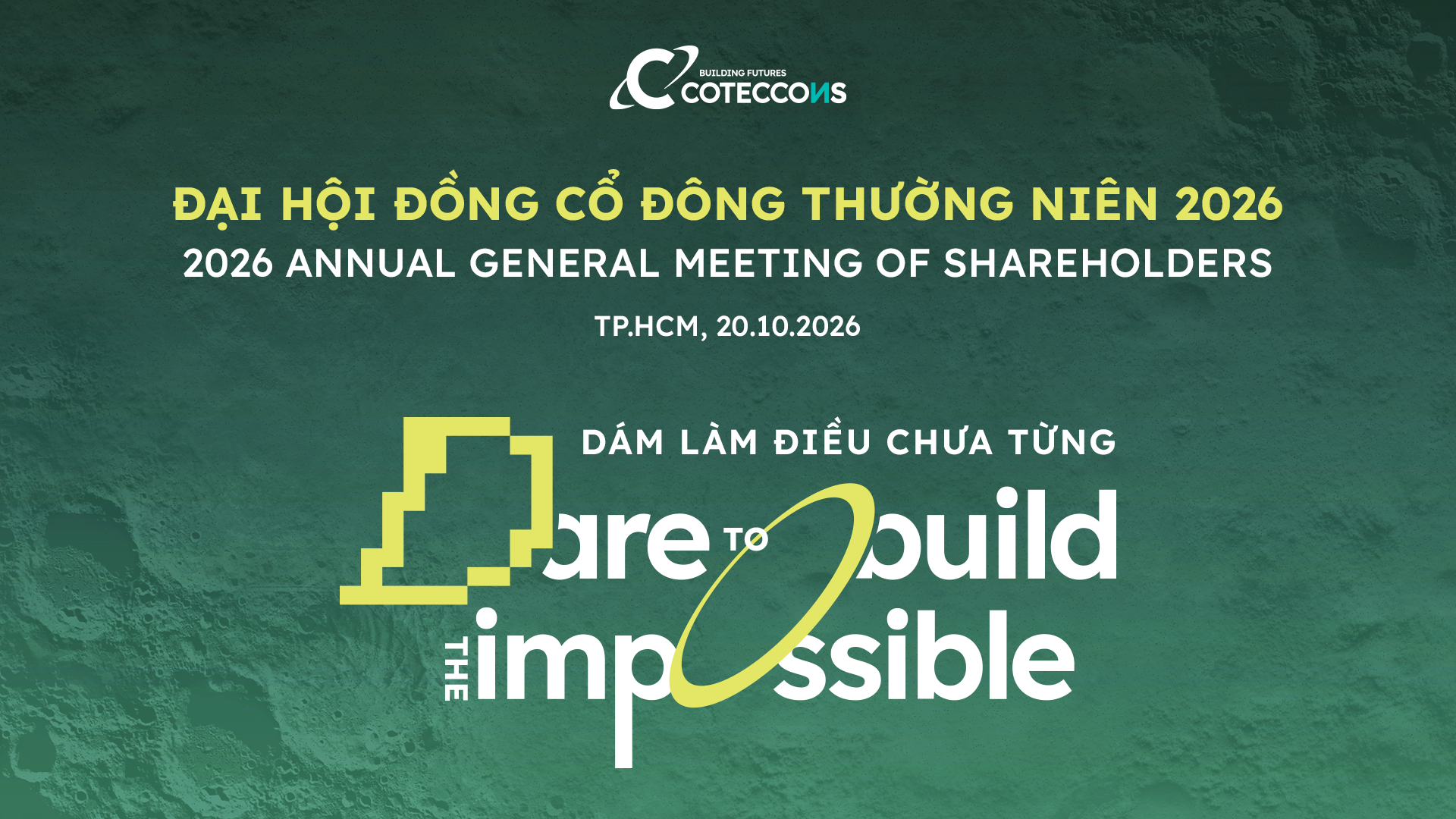 THÔNG TIN ĐẠI HỘI ĐỒNG CỔ ĐÔNG THƯỜNG NIÊN COTECCONS 2026