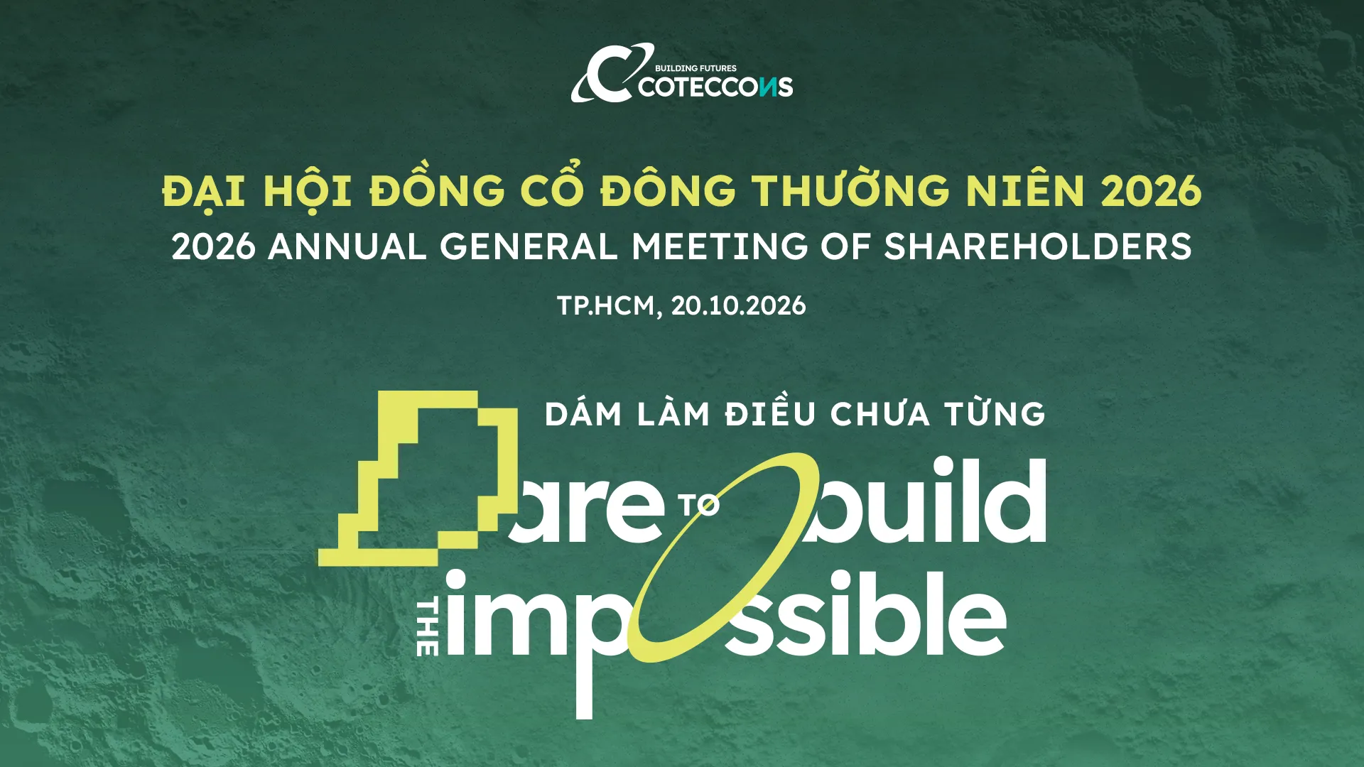 THÔNG TIN ĐẠI HỘI ĐỒNG CỔ ĐÔNG THƯỜNG NIÊN COTECCONS 2026