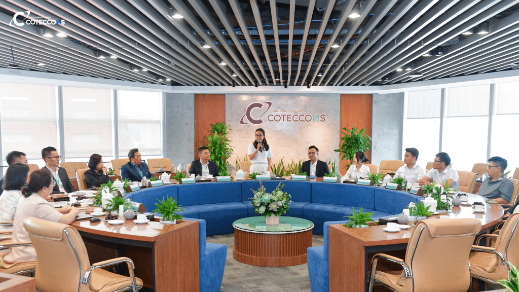 Sự kiện có sự góp mặt của các lãnh đạo và công ty thành viên Coteccons